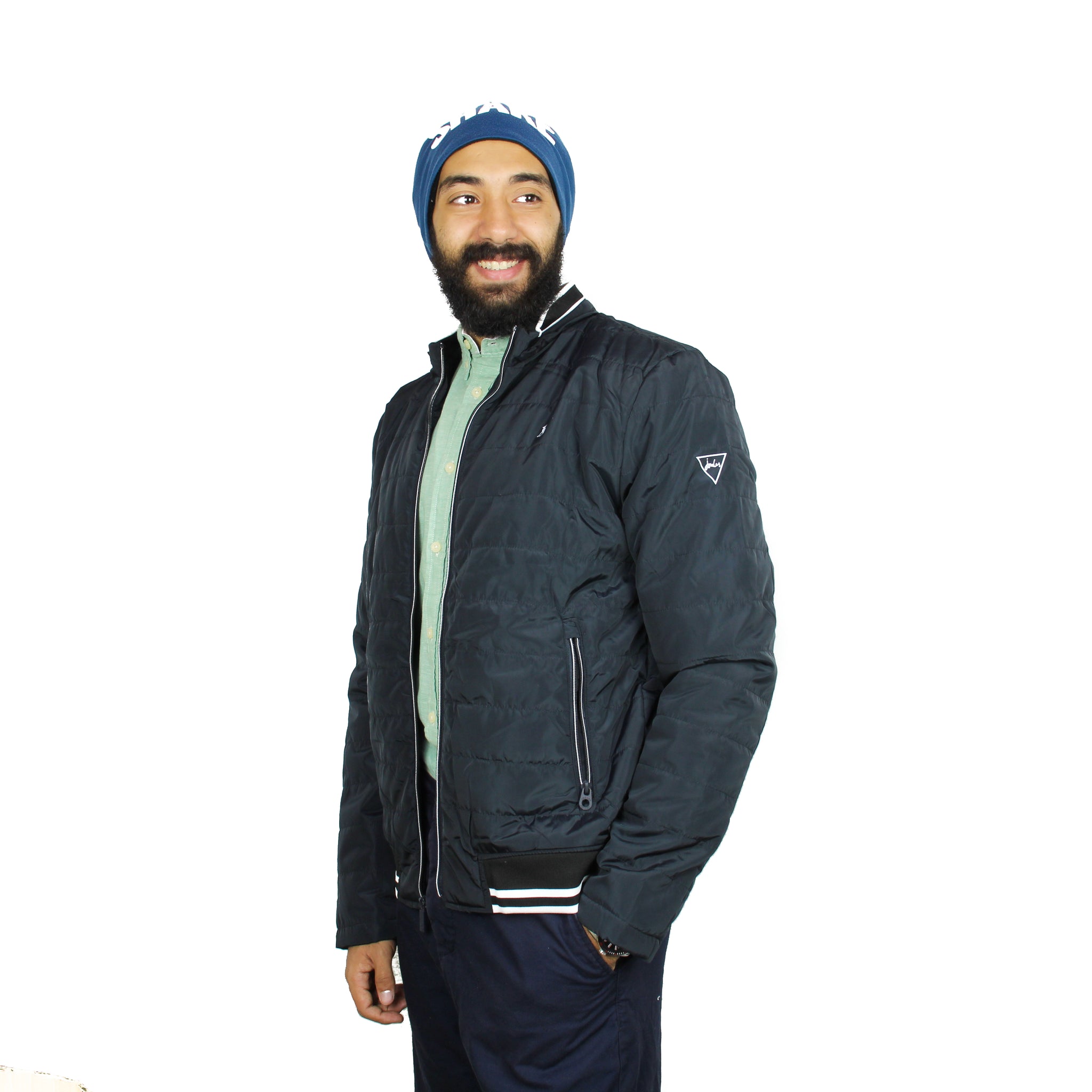 Joules Waterproof Puffer Jacket Navy