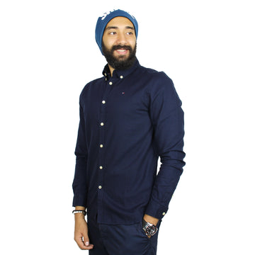 Tommy Hilfiger Navy Long Sleeve Shirt