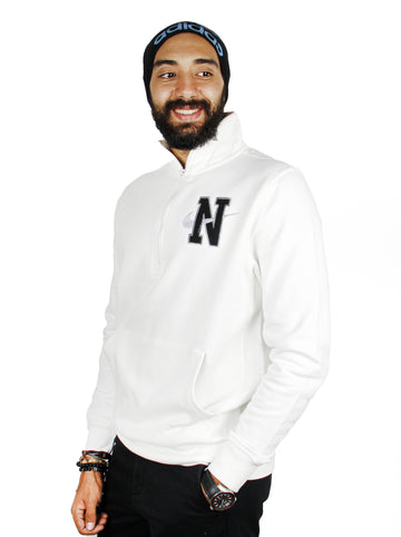 Nike Retro logo heavyweight half zip sweat