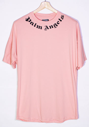 Watermelon Pink Palm Angels Oversize Short Sleeve