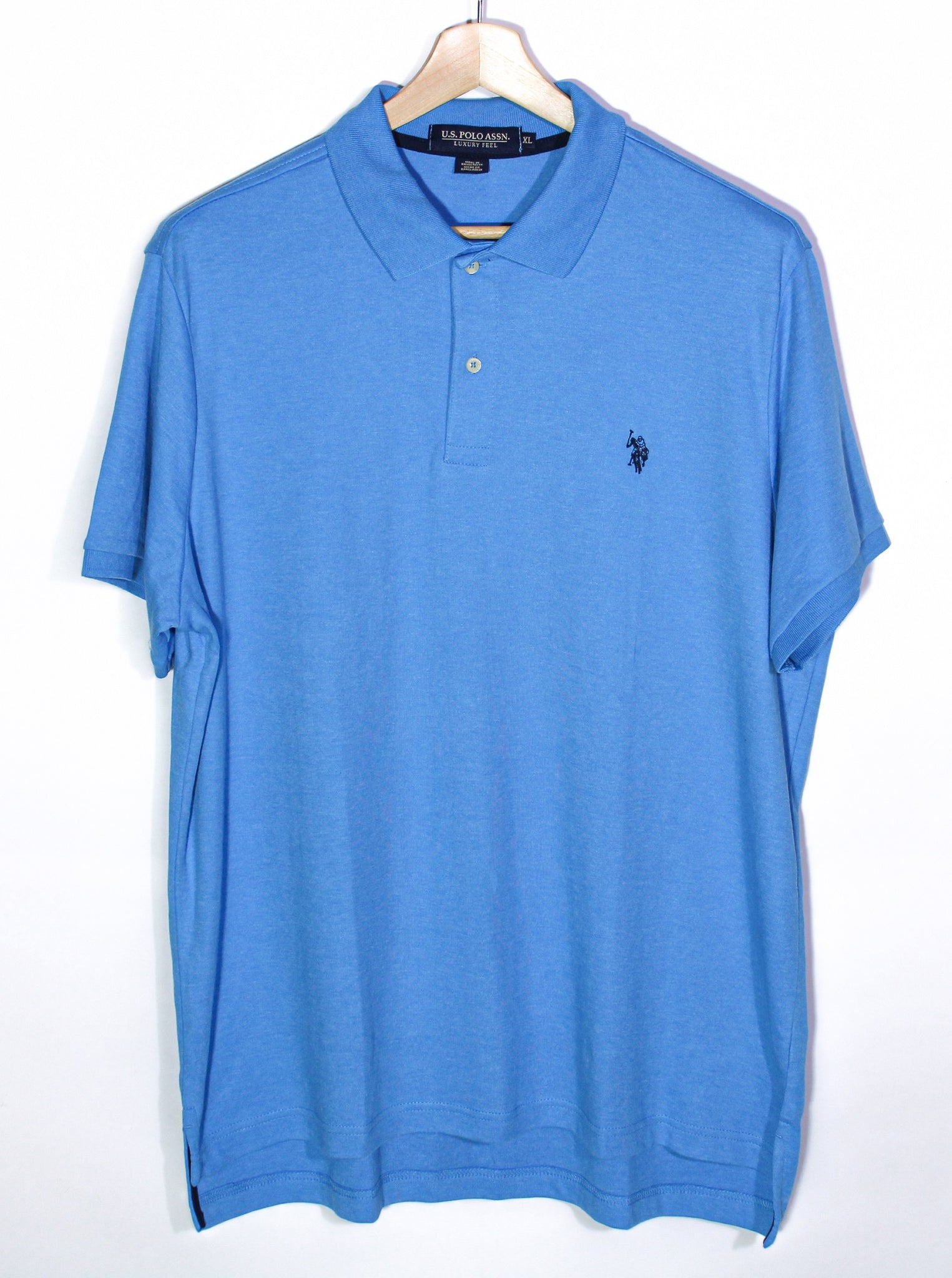 Blue U.S. Polo Assn. Small Navy Logo