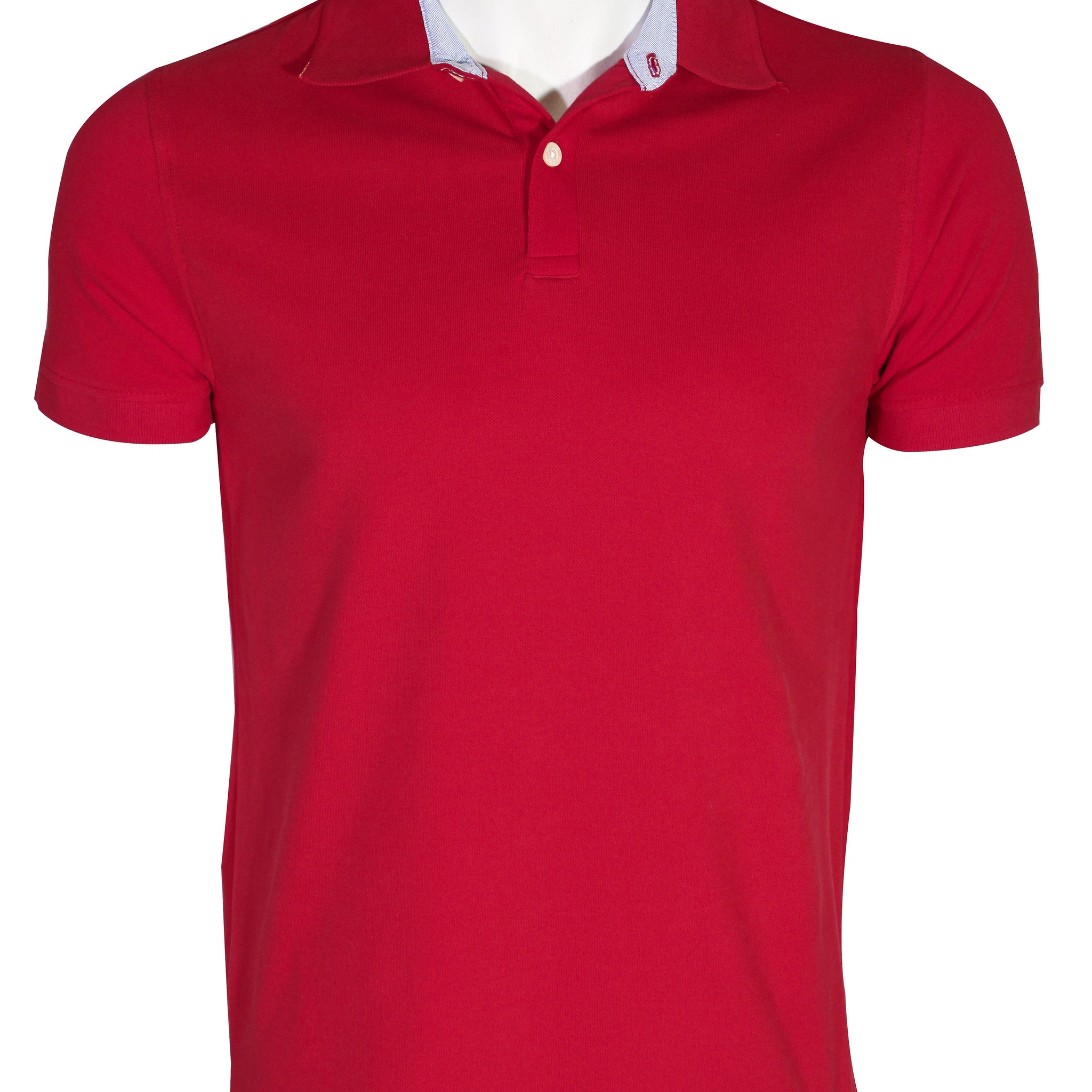 Red Tommy Hilfiger Polo Short Sleeve Shirt