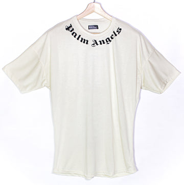 Beige Palm Angels Oversize Short Sleeve