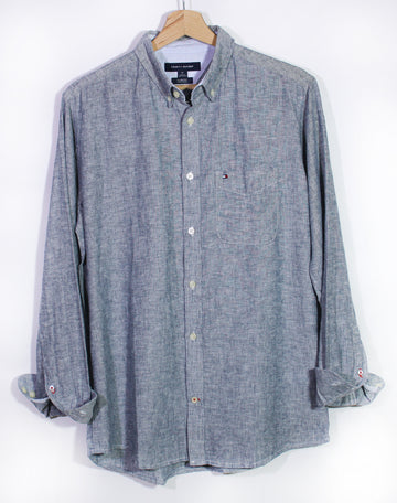 Tommy Hilfiger Grey Long Sleeve Shirt