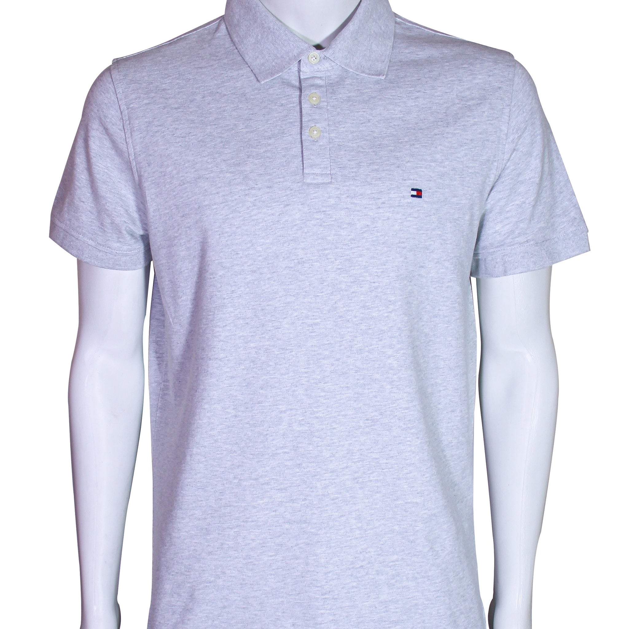 Grey Tommy Hilfiger Polo Short Sleeve Shirt