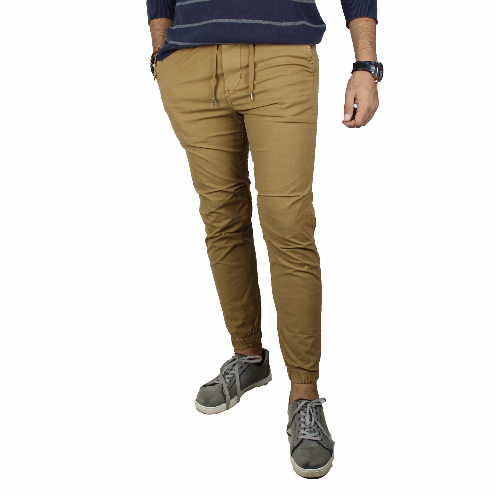 American Eagle Brown Gabardine Jogger Pants