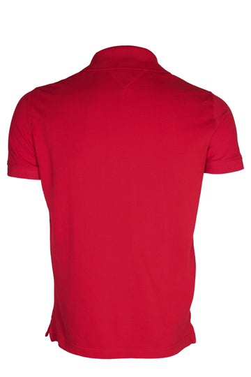 Red Tommy Hilfiger Polo Short Sleeve Shirt