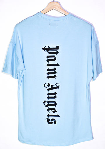 Baby Blue Palm Angels Oversize Short Sleeve