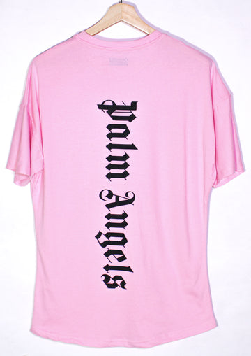 Light Pink Palm Angels Oversize Short Sleeve