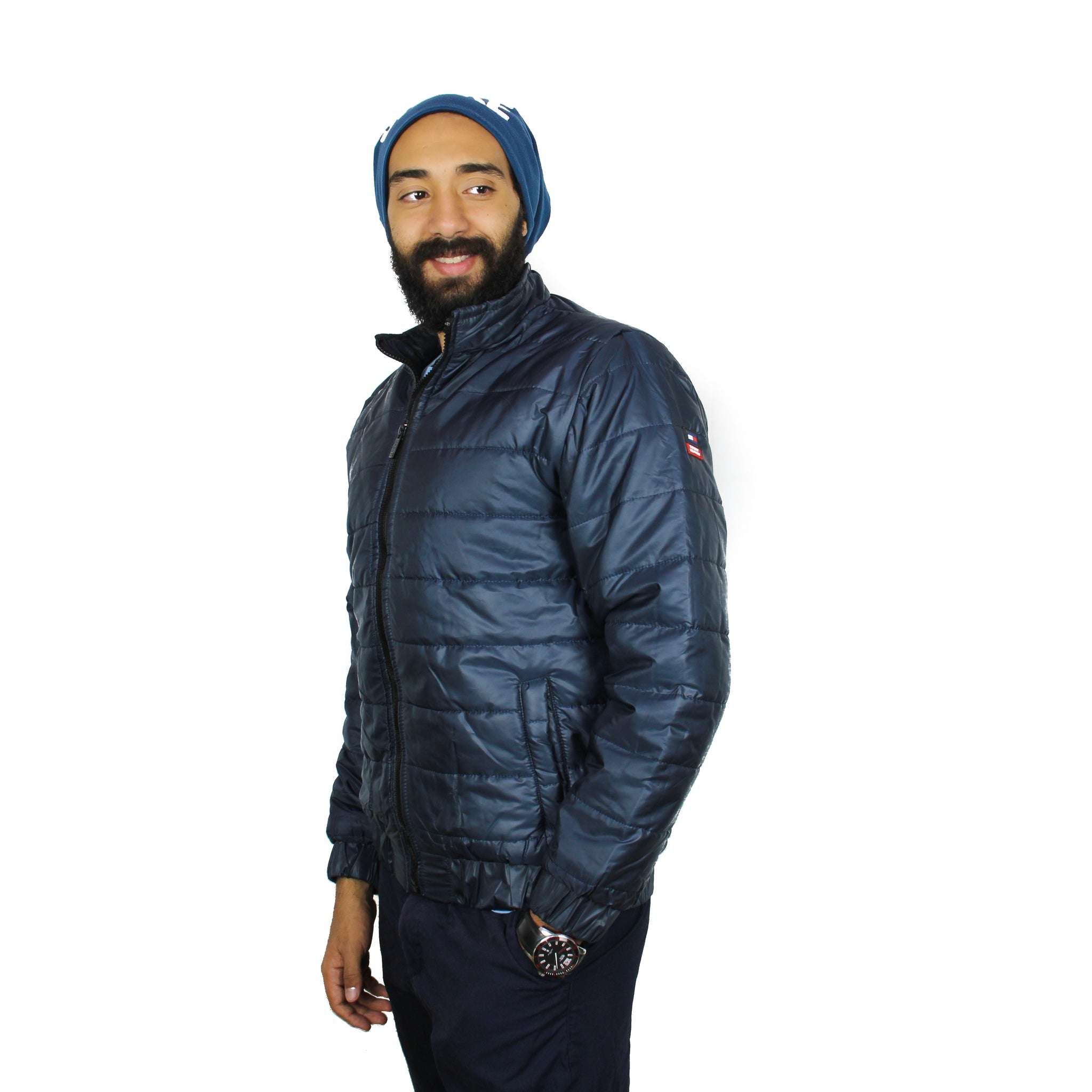 Tommy Hilfiger Navy Puffer Jacket