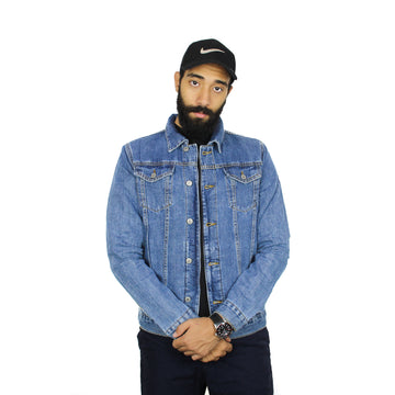 Boss Light Weigh Jacket Jeans Dark Blue