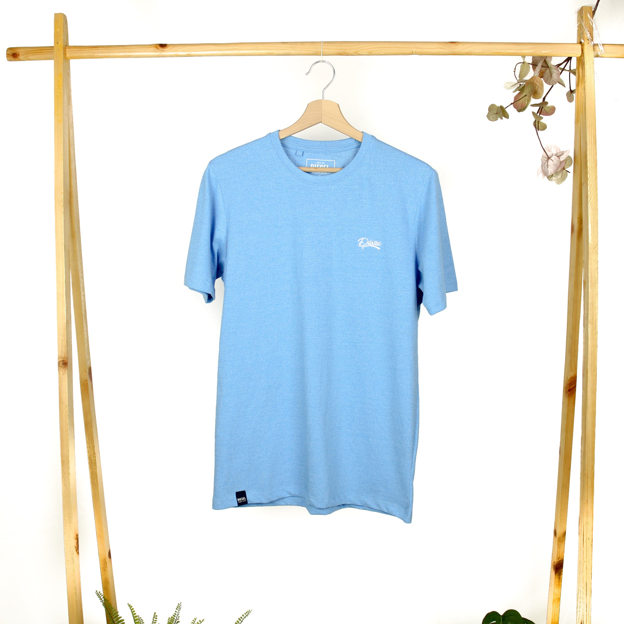 Diesel Sky Blue Short Sleeve T-Shirt