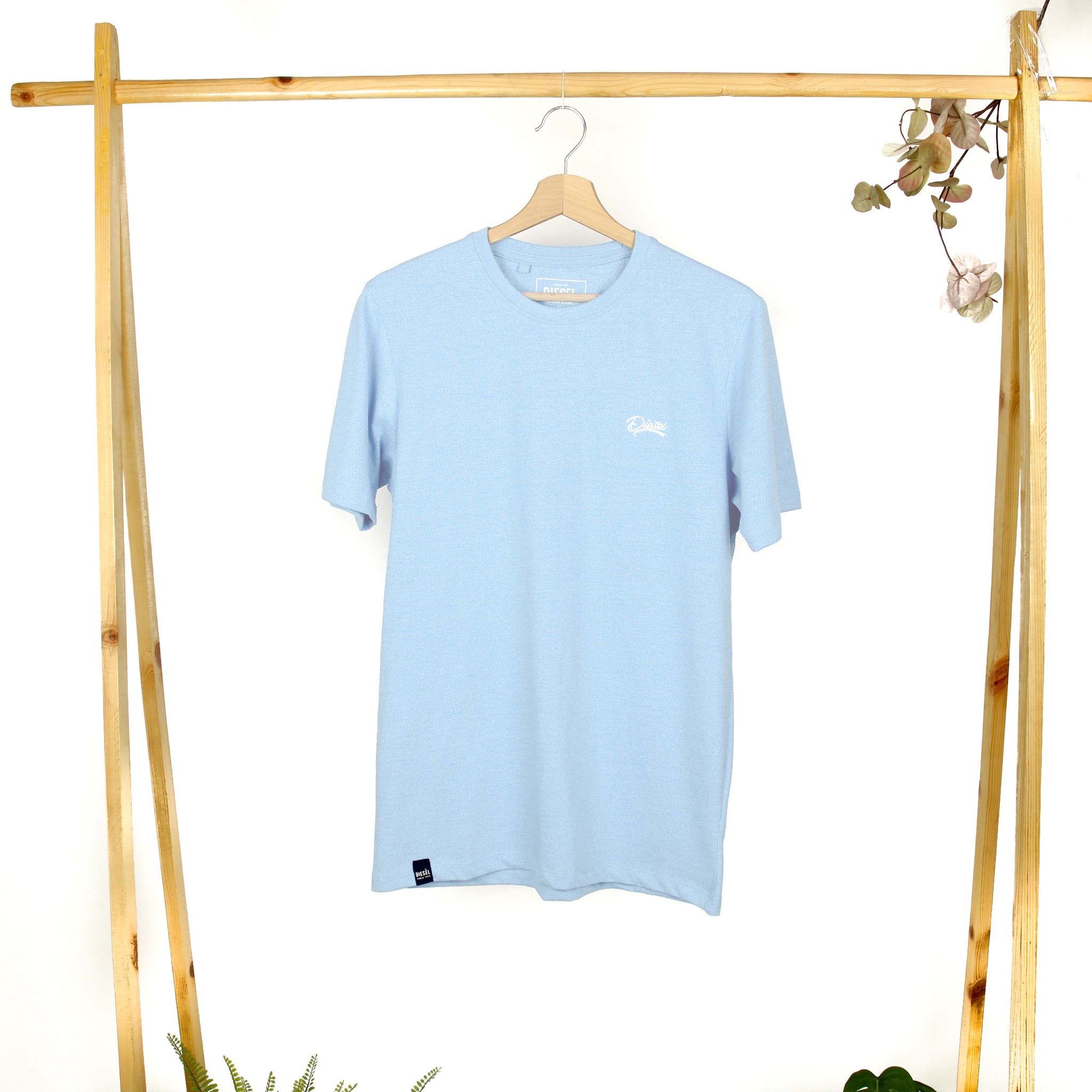 Diesel Baby Blue Short Sleeve T-Shirt