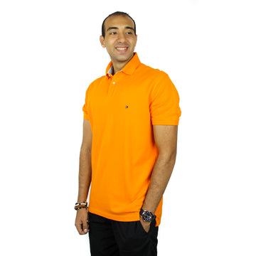 Orange Tommy Hilfiger Polo Short Sleeve Shirt