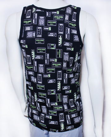 Jack & Jones Sleeveless Black Print