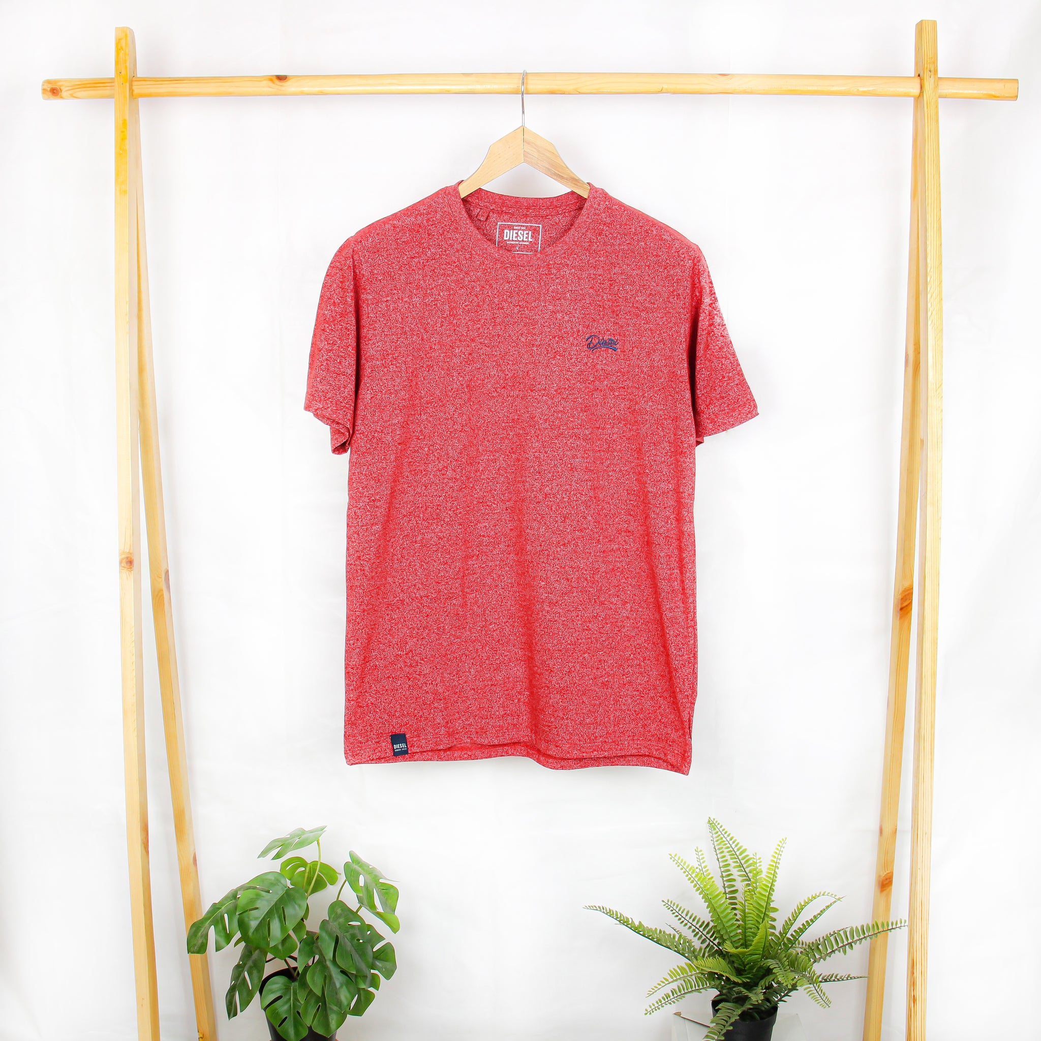 Diesel Washed Red Short Sleeves T-Shirt