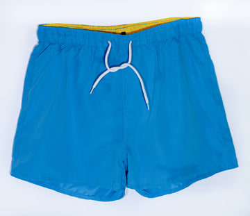 Blue Basic Swim Shorts