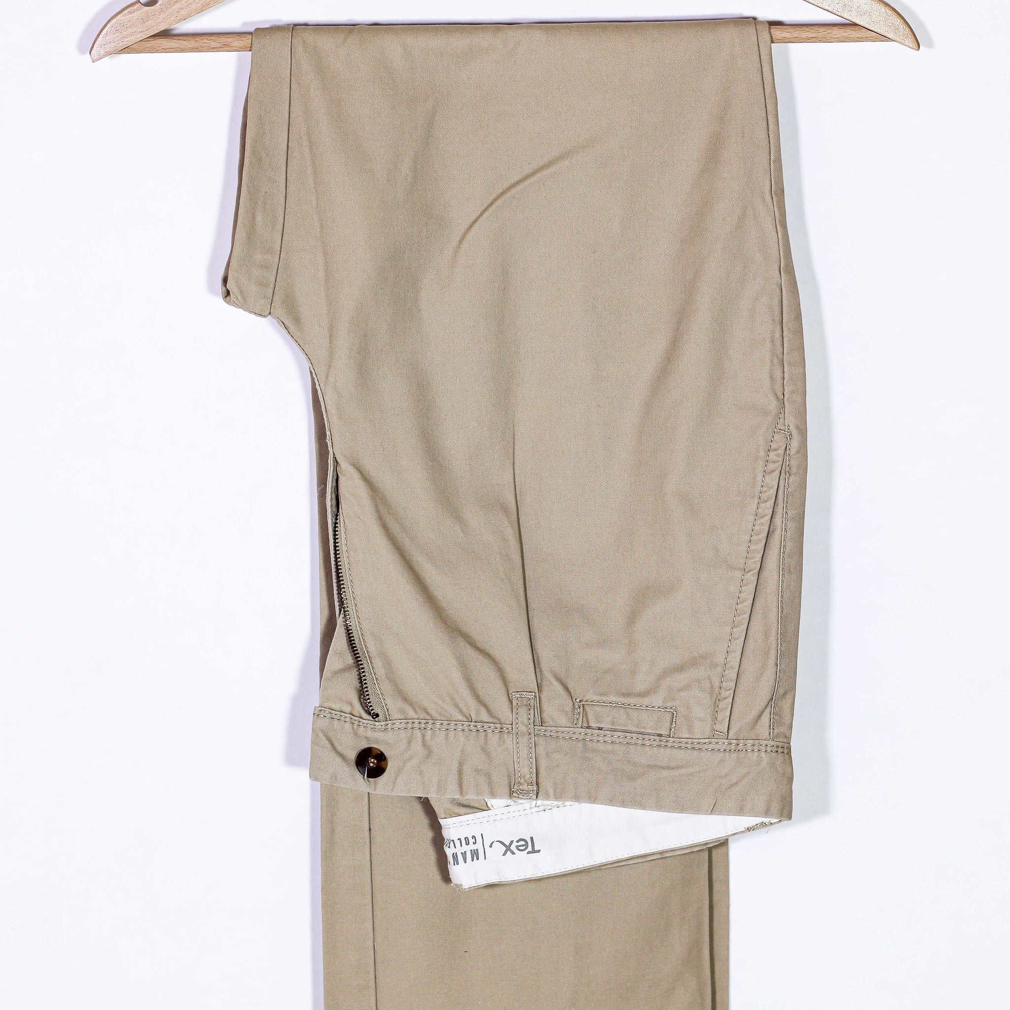 Thrifted TEX Man Chinos Collection Beige Trousers Size 40