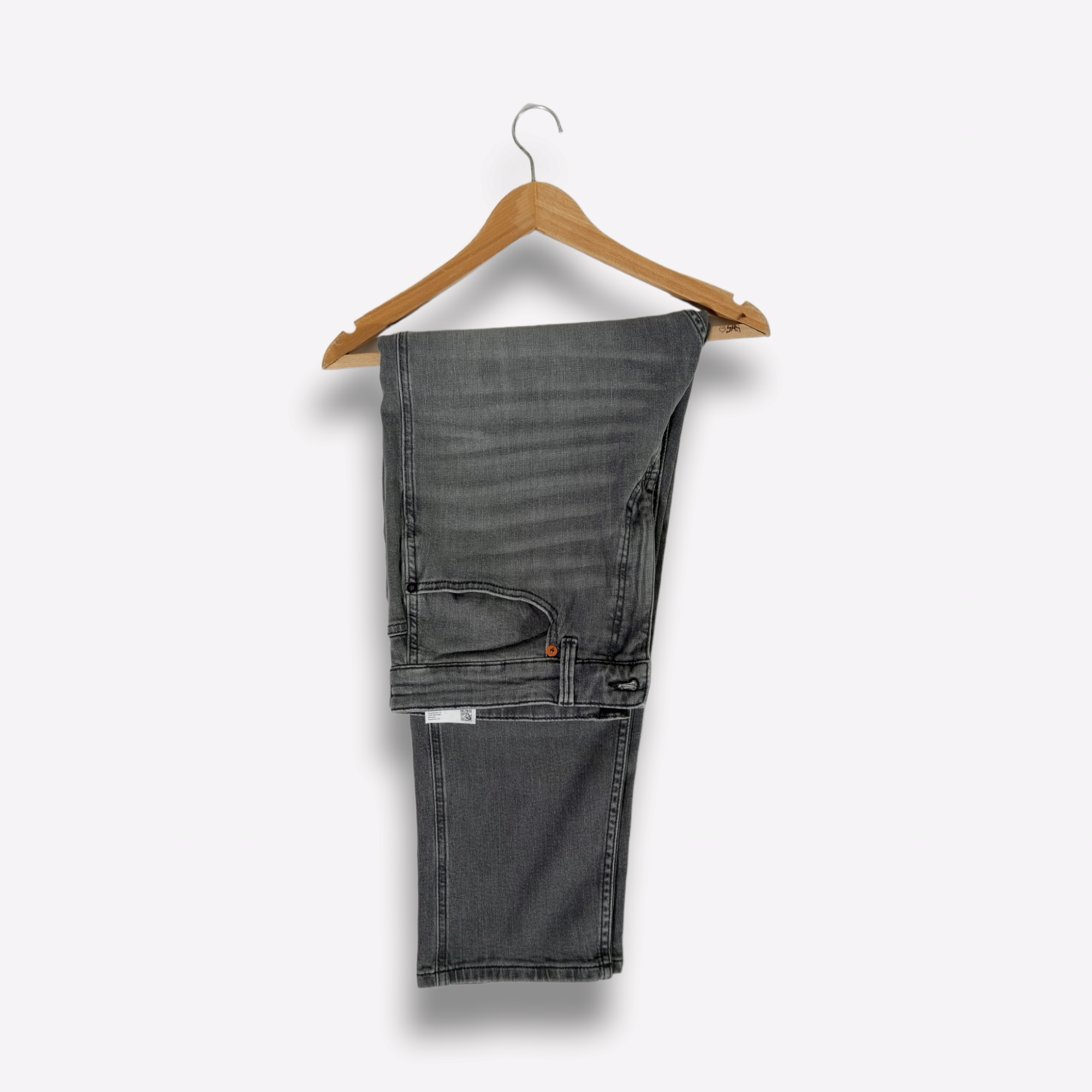 Washed Grey Boss Denim Jeans